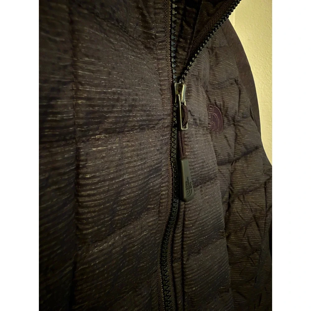 The North Face ThermoBall Hybrid Jacket Mens XL Black Excellent Quilted Hooded